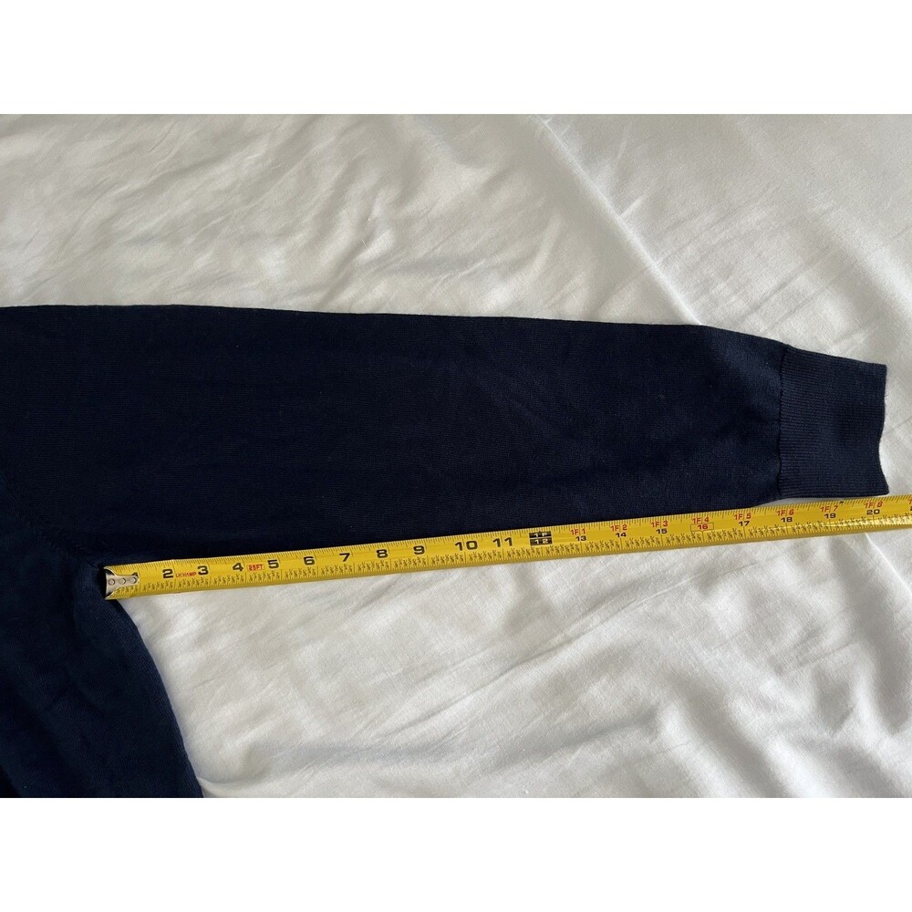 NEW Collars & Co Merino Wool Long Sleeve Polo Sweater Mens XXL Luxury Preppy - Picture 8 of 8